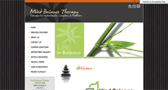 Desktop Screenshot of mindbalancetherapy.com